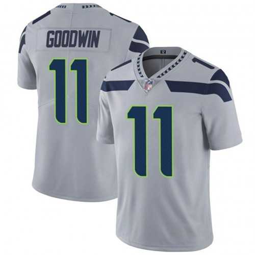 Men & Women & Youth Seattle Seahawks #11 Marquise Goodwin Gray Vapor Untouchable Limited Stitched Jersey->seattle seahawks->NFL Jersey